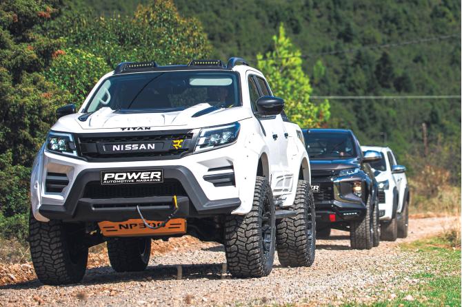 Nissan Navara 2,3lt DCi 182Ps / Toyota Hilux 2,4lt D-4D Cruiser 150Ps / Mitsubishi L200 Club Cab 2,2lt DI-D 150Ps 